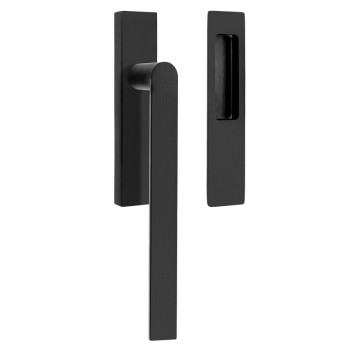 Schuifpuibeslag Piet Boon ARC PBA230Y mat zwart PVD
