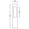 Schuifpuibeslag Piet Boon ARC PBA230Y mat zwart PVD