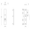 Veiligheidsschild LSQSM-28KT PC72 IN RVS
