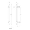Greep Piet Boon ONE PB400 mat zwart