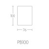 Tandenborstelhouder Piet Boon PB100 mat RVS