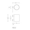 Tandenborstelhouder Piet Boon PB101 mat RVS
