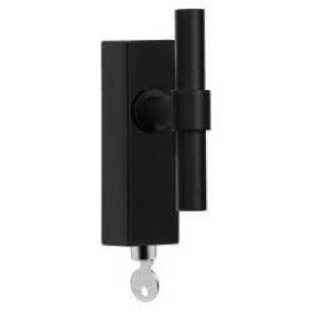 Draaikiep Piet Boon ONE afsluitbaar PBT15-DKLOCK mat zwart