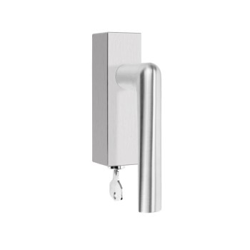 Draaikiep Piet Boon INC afsluitbaar PBI100-DKLOCK mat RVS links