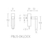 Draaikiep Piet Boon ONE afsluitbaar PBL15-DKLOCK PVD mat goud Draaikiep Piet Boon ONE afsluitbaar PBL15-DKLOCK PVD mat goud