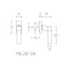 Draaikiep Piet Boon ONE PBL20F-DK mat wit