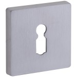 Sleutelrozet Bauhaus-Style verdekt mat chroom