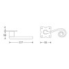 Deurkruk Curl ijzer