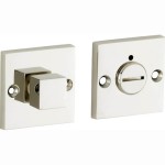 Vrij bezet garnituur Bauhaus-Style glans nikkel