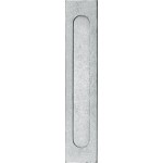 Briefplaat Verticaal antiek chroom