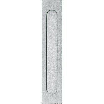 Briefplaat Verticaal antiek chroom