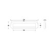 WB-11 Chemin de Fer voordeurset mat zwart