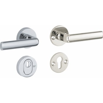 Veiligheidsset Padania Elegant glans nikkel/glans chroom KT achterdeur