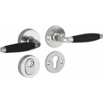 Veiligheidsset Bonton ebben antiek nikkel/antiek chroom  KT achterdeur