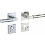 Veiligheidsset Bauhaus glans chroom/glans nikkel achterdeur KT