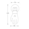 Deurklopper Hand ijzer