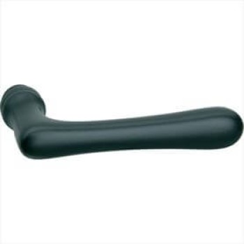 Deurkruk Linea (gatdeel) mat zwart