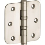 Kogellager scharnier 89x89mm glans nikkel vlak