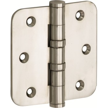 Kogellager scharnier 89x89mm glans nikkel vlak