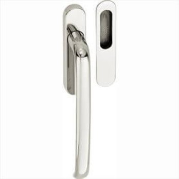 Schuifpuihevelgreep Elegant glans nikkel