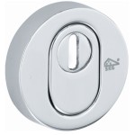 Cilinderrozet SKG Elegant BU glans chroom KT