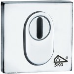 Cilinderrozet SKG Bauhaus BU mat chroom KT