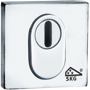 Cilinderrozet SKG Bauhaus BU mat chroom KT