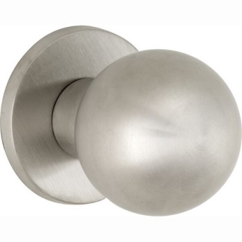Voordeurknop Kogel 60mm mat nikkel titaan