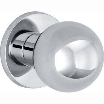 Voordeurknop kogel 60mm glans chroom