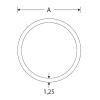 RVS Buis rond 38mm
