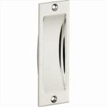 Schuifdeurkom Elegant glans nikkel