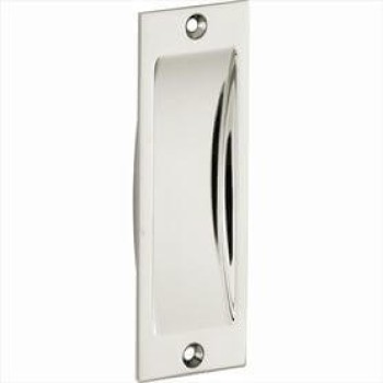 Schuifdeurkom Elegant glans nikkel