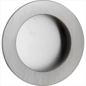 Schuifdeurkom rond 48mm mat nikkel ongelakt