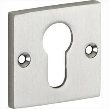 Cilinderrozet Bauhaus-Style mat nikkel ongelakt
