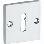 Sleutelrozet Bauhaus-Style glans chroom