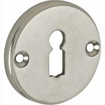 Sleutelrozet Facet antiek nikkel