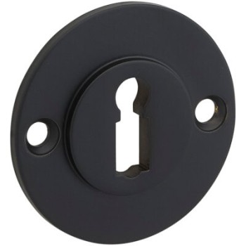 Sleutelrozet Chemin de Fer 50mm mat zwart