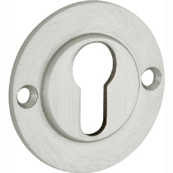 Cilinderrozet Chemin de Fer 50mm mat nikkel ongelakt