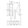 Pompespagnolet Dual glans nikkel