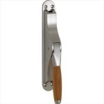 Pompespagnolet Ton mat nikkel ongelakt teak