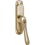 Krukespagnolet Linea messing gepolijst gelakt