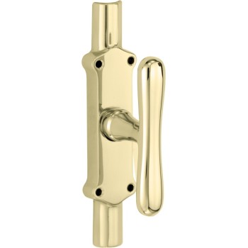 Kruisespagnolet Linea messing gepolijst gelakt