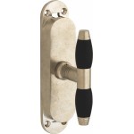 Kruisespagnolet Bonton antiek nikkel ebben