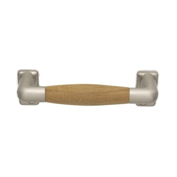 Raamgreep Ton mat chroom teak